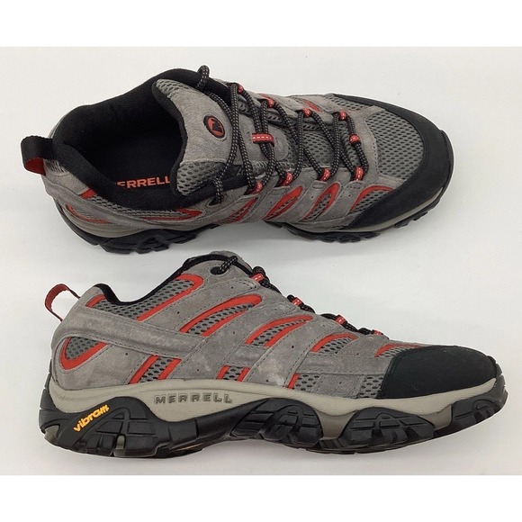Merrell Men's Moab 2 Vent Hiking Shoes Charcoal Grey Sz 10 - Picture 1 of 9